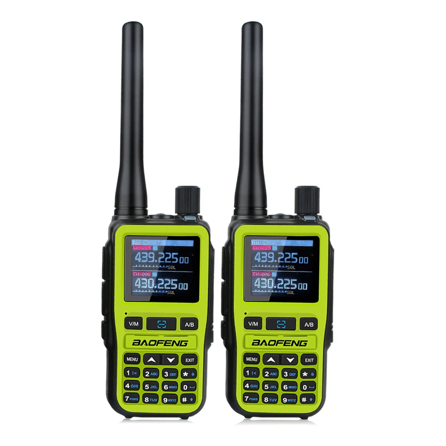 2PCS/Pack Baofeng UV-5R Mini Dual Band Dual PTT Walkie Talkie 5RMINI Air Band Rx 5W Compact  VOX FM Amateur Radio Type-C Charge