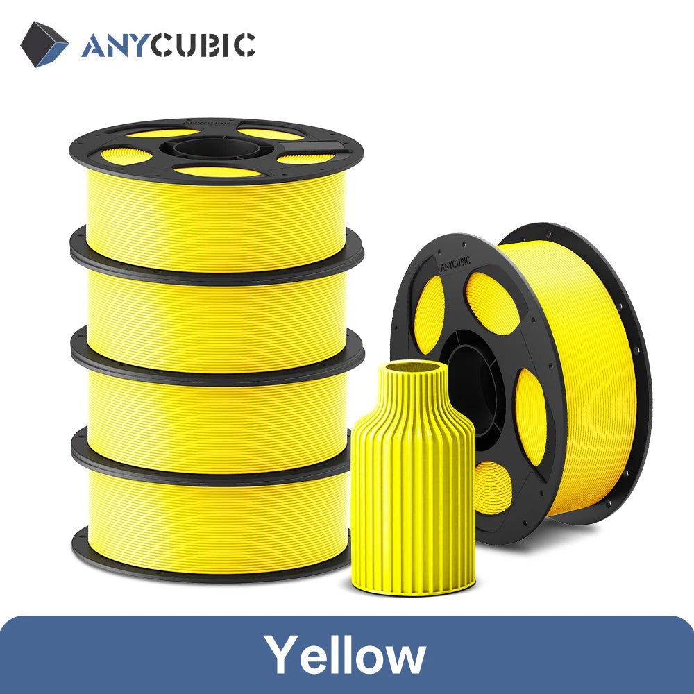 ANYCUBIC 5KG PLA Filament For FDM 3D Printer 1.75mm Eco-friendly 3D Printing Material Failment For Kobra S1C K3C EU US Warehouse