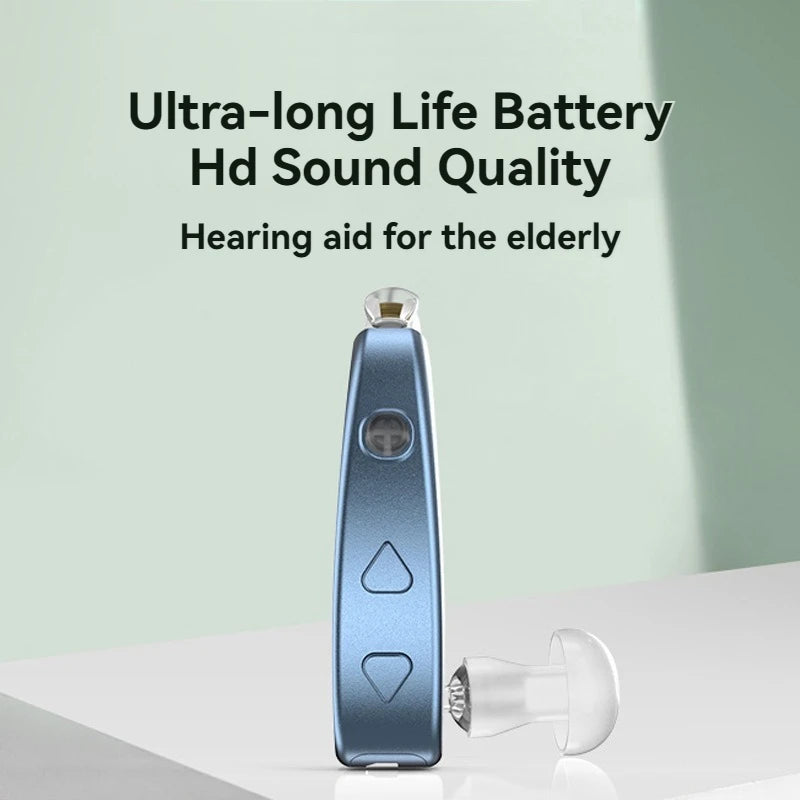 BTE Deaf Hearing Aids Rechargeable Elderly Hearing Aid The Listening Device Wireless Sound Amplifier Catheter Hearing Aids