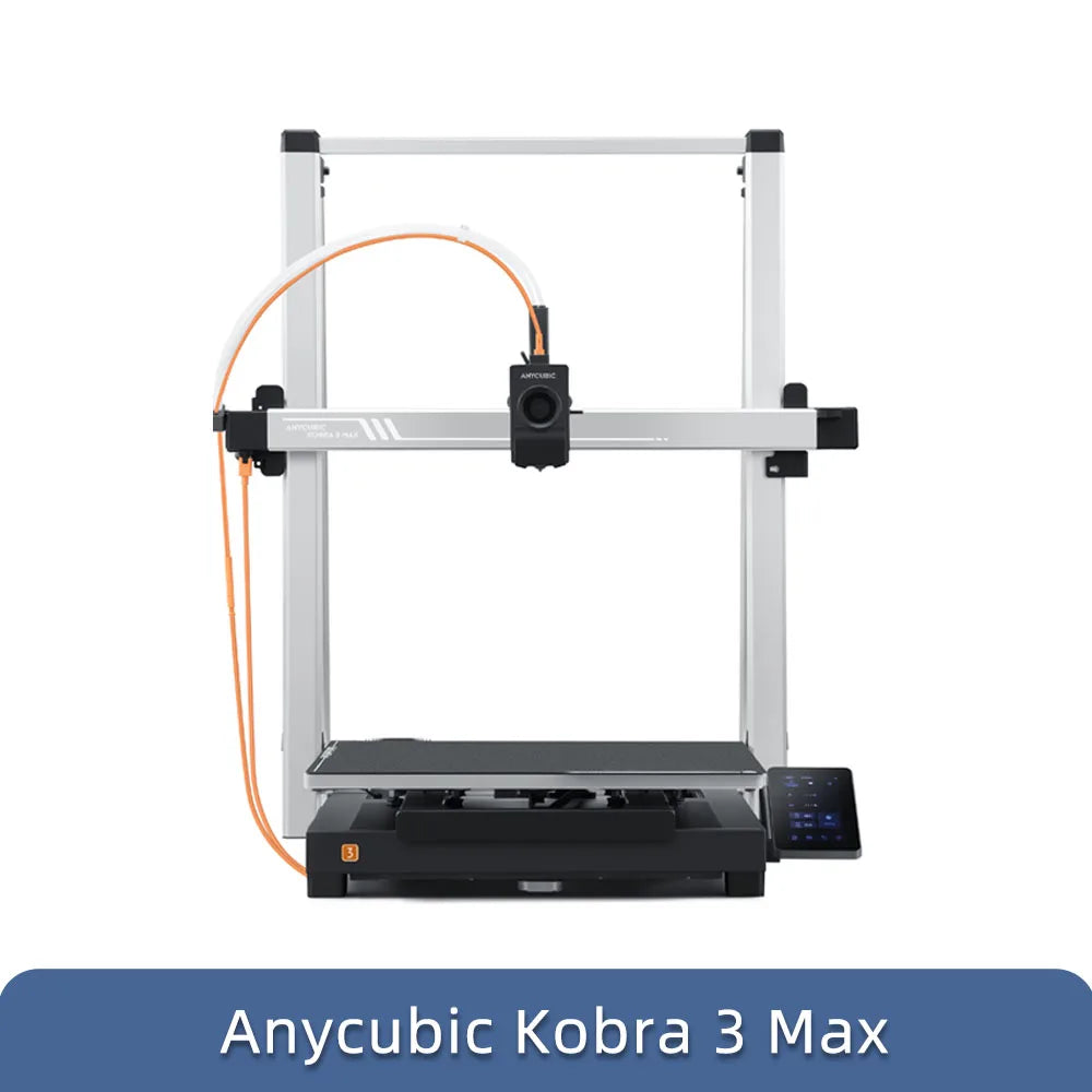 ANYCUBIC Kobra 3 Max 3D Printer Max Speed 600mm/s Massive Build Volume 500*420*420mm Smart APP Control
