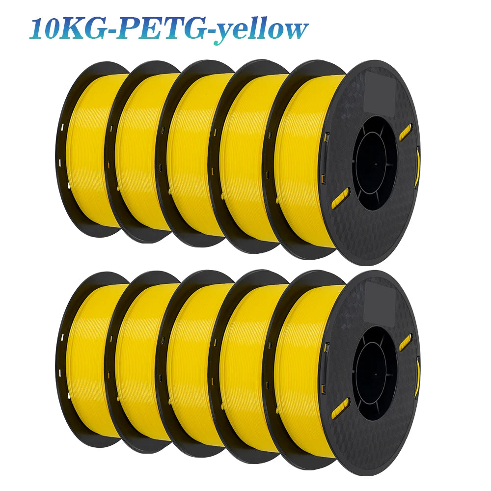 10KG PLA Filament PETG 3d Filament 1.75mm For 3D Printer Filament 10rolls/set Mixed colors and materials FDM Printing Fast Ship