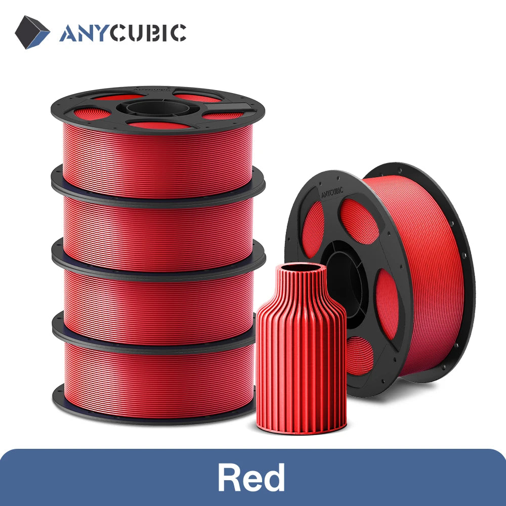 ANYCUBIC 5KG PLA Filament For FDM 3D Printer 1.75mm Eco-friendly 3D Printing Material Failment For Kobra S1C K3C EU US Warehouse