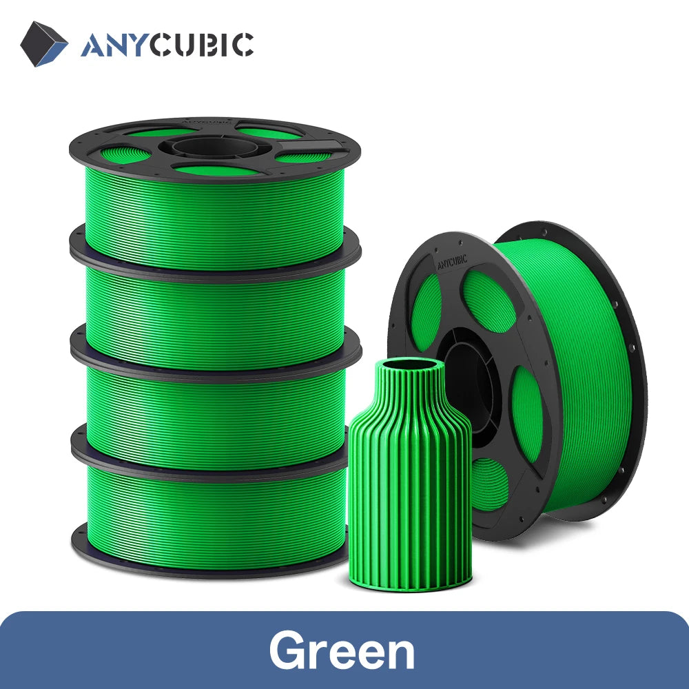 ANYCUBIC 5KG PLA Filament For FDM 3D Printer 1.75mm Eco-friendly 3D Printing Material Failment For Kobra S1C K3C EU US Warehouse