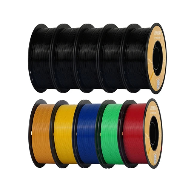 KINGROON PETG 3D Printer Filament 1.75mm 5KG 10KG Mix Color 3D Printing Material 1kg/roll  petg Plastic For FDM 3dprinter