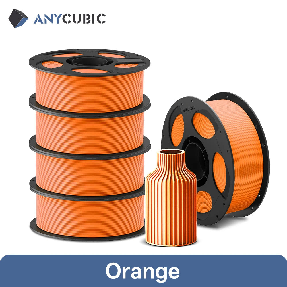 ANYCUBIC 5KG PLA Filament For FDM 3D Printer 1.75mm Eco-friendly 3D Printing Material Failment For Kobra S1C K3C EU US Warehouse