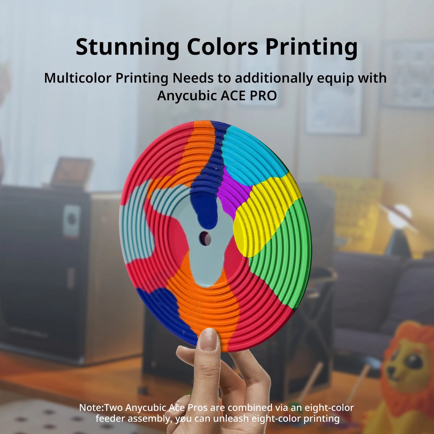 Anycubic Kobra S1 Speedy 3D Printer Core XY Stable Structure Max Speed 600mm/s High Precision Ultra-Quiet 3D Printer