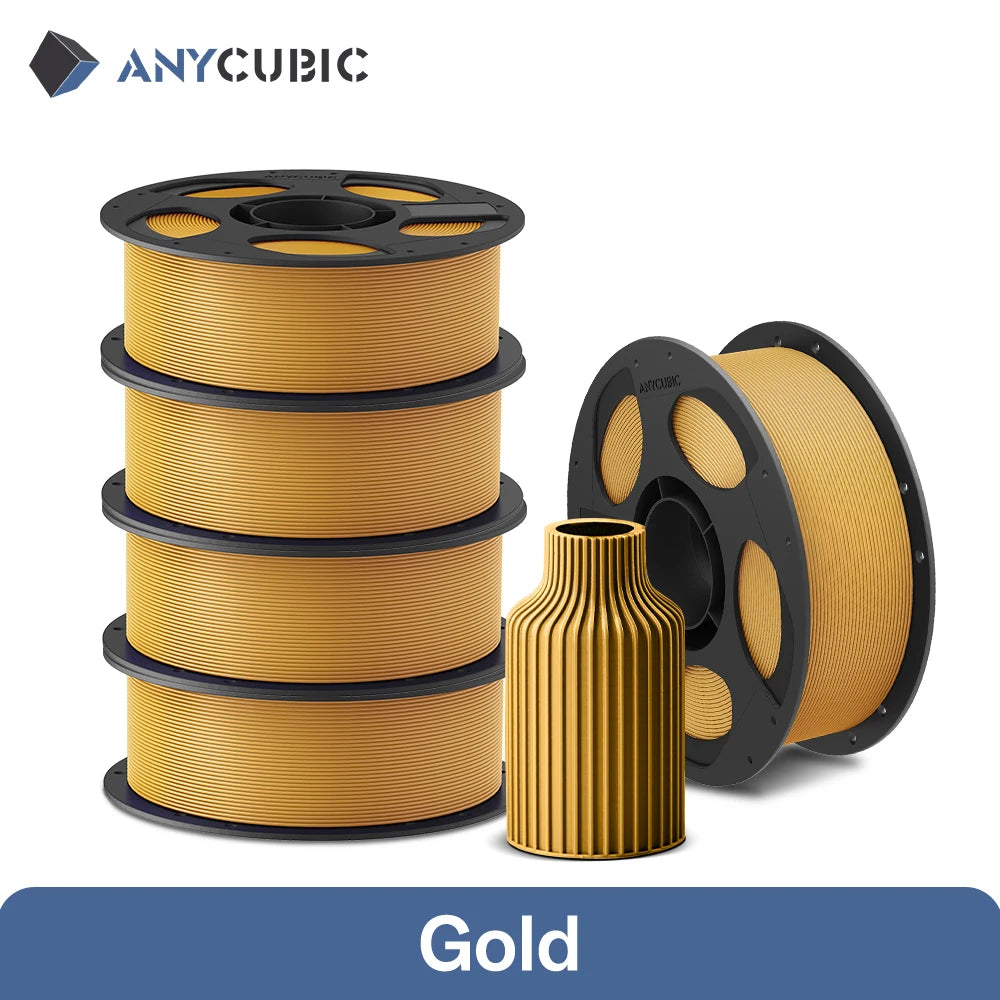 ANYCUBIC 5KG PLA Filament For FDM 3D Printer 1.75mm Eco-friendly 3D Printing Material Failment For Kobra S1C K3C EU US Warehouse