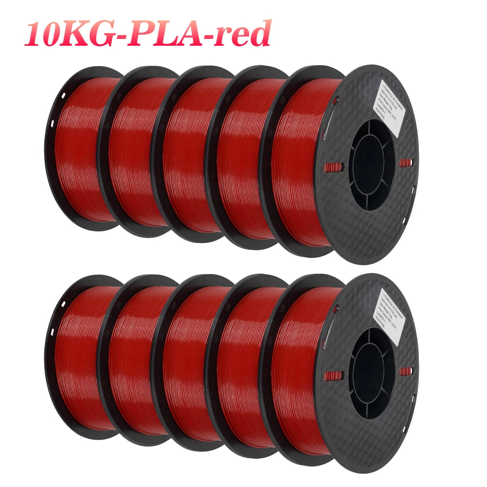 10KG PLA Filament PETG 3d Filament 1.75mm For 3D Printer Filament 10rolls/set Mixed colors and materials FDM Printing Fast Ship